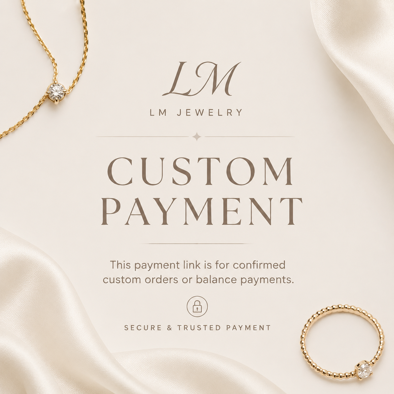 Tailored Jewelry Payment